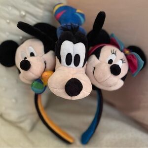 Disney Parks Create Your Own Plush Headband Disneyland 70th Set
